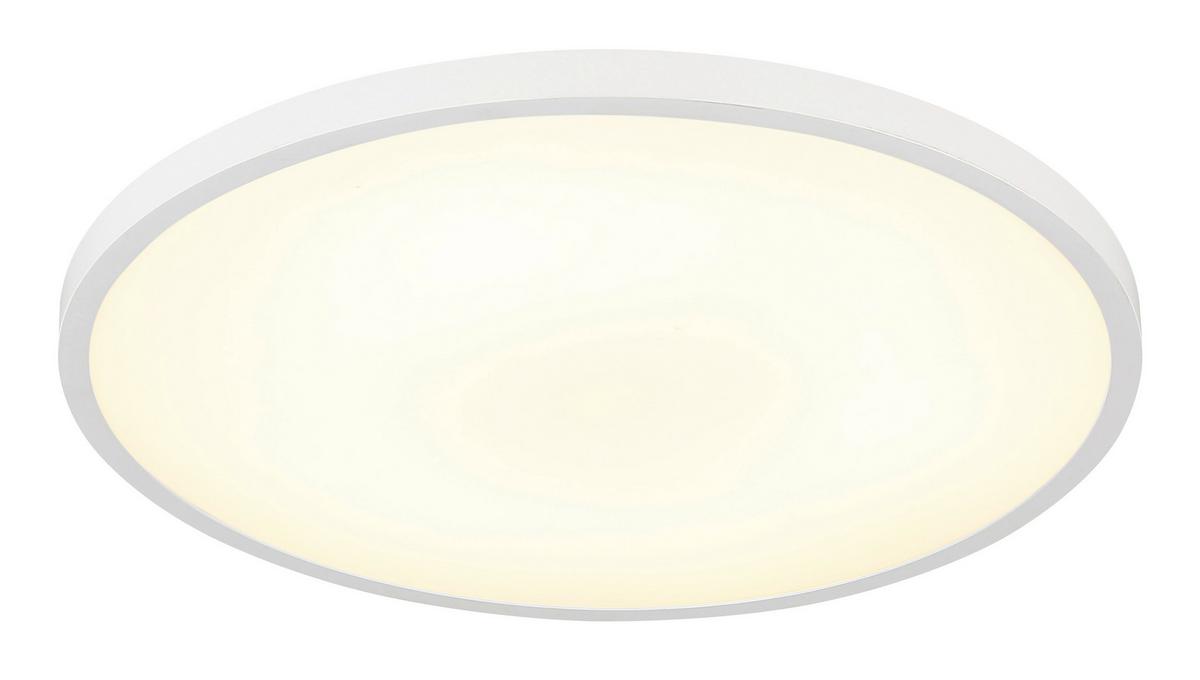 LED-DECKENLEUCHTE 41566-20W NIELSEN - Weiss, Konventionell, Kunststoff (30/3,5cm) - Globo