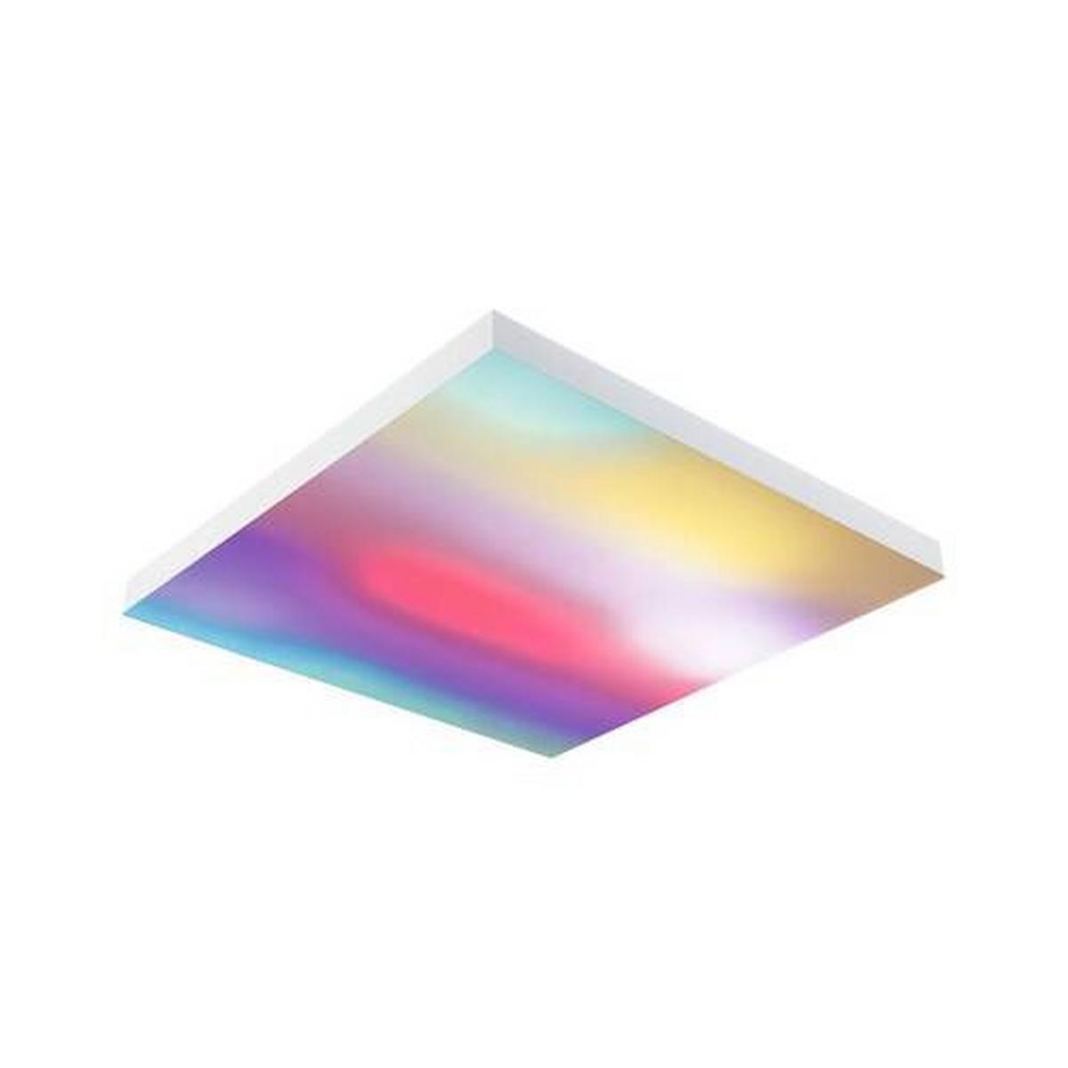 LED-Paneel Velora Rainbow in Weiß max. 19 Watt - Weiß, Basics, Metall (45/45/6,4cm) - Paulmann
