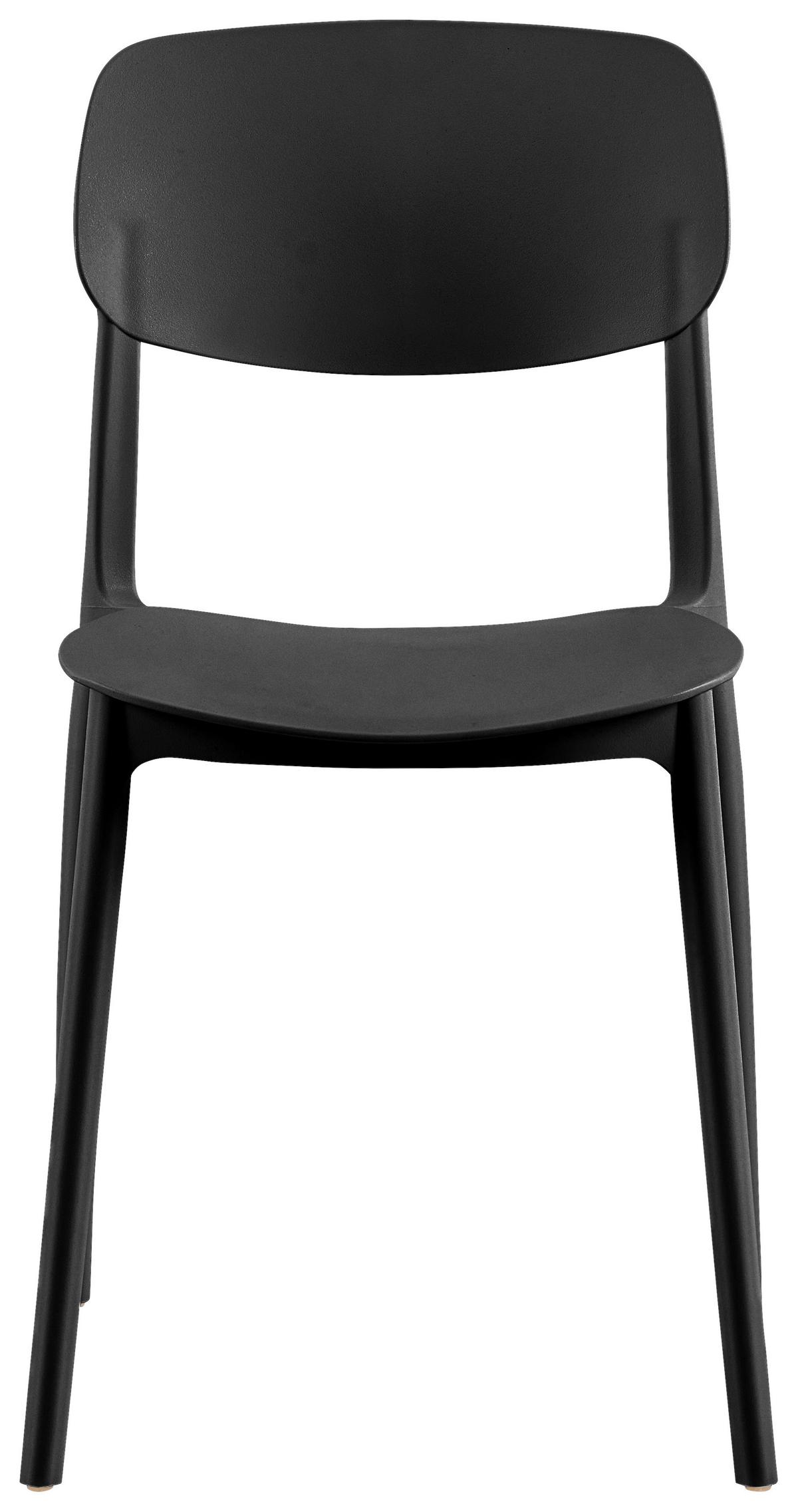 Stuhl Jiri Schwarz - Schwarz, MODERN, Kunststoff (44/78/49cm) - Based