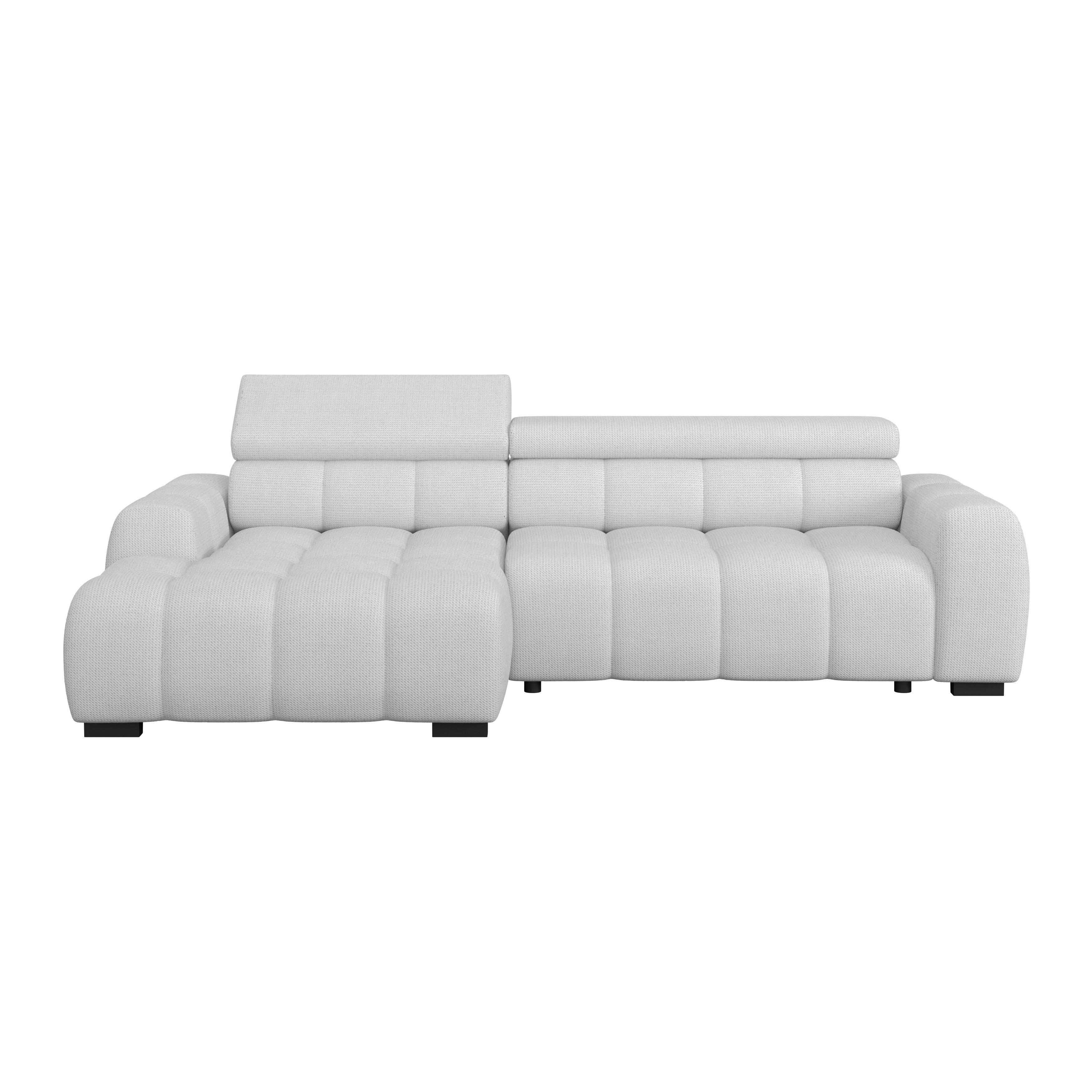 Colțar Fargo S - grej, Trend, textil (168/285cm) - Modern Living