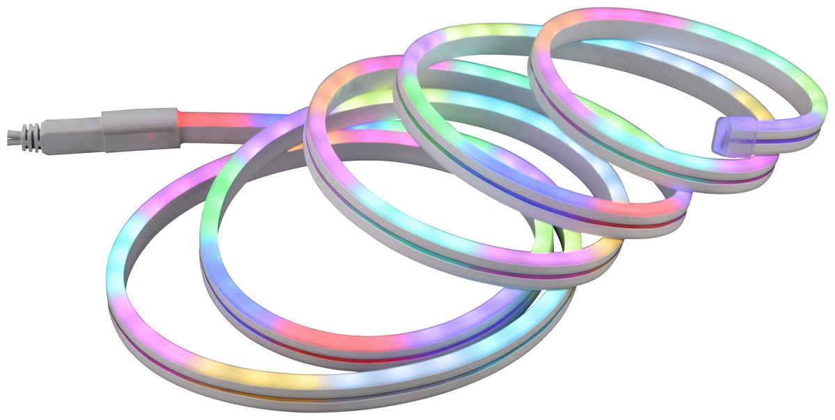 LED-Dekoleuchte Kopü max. 18 Watt - Weiß, LIFESTYLE, Kunststoff (300cm) - Modern Living