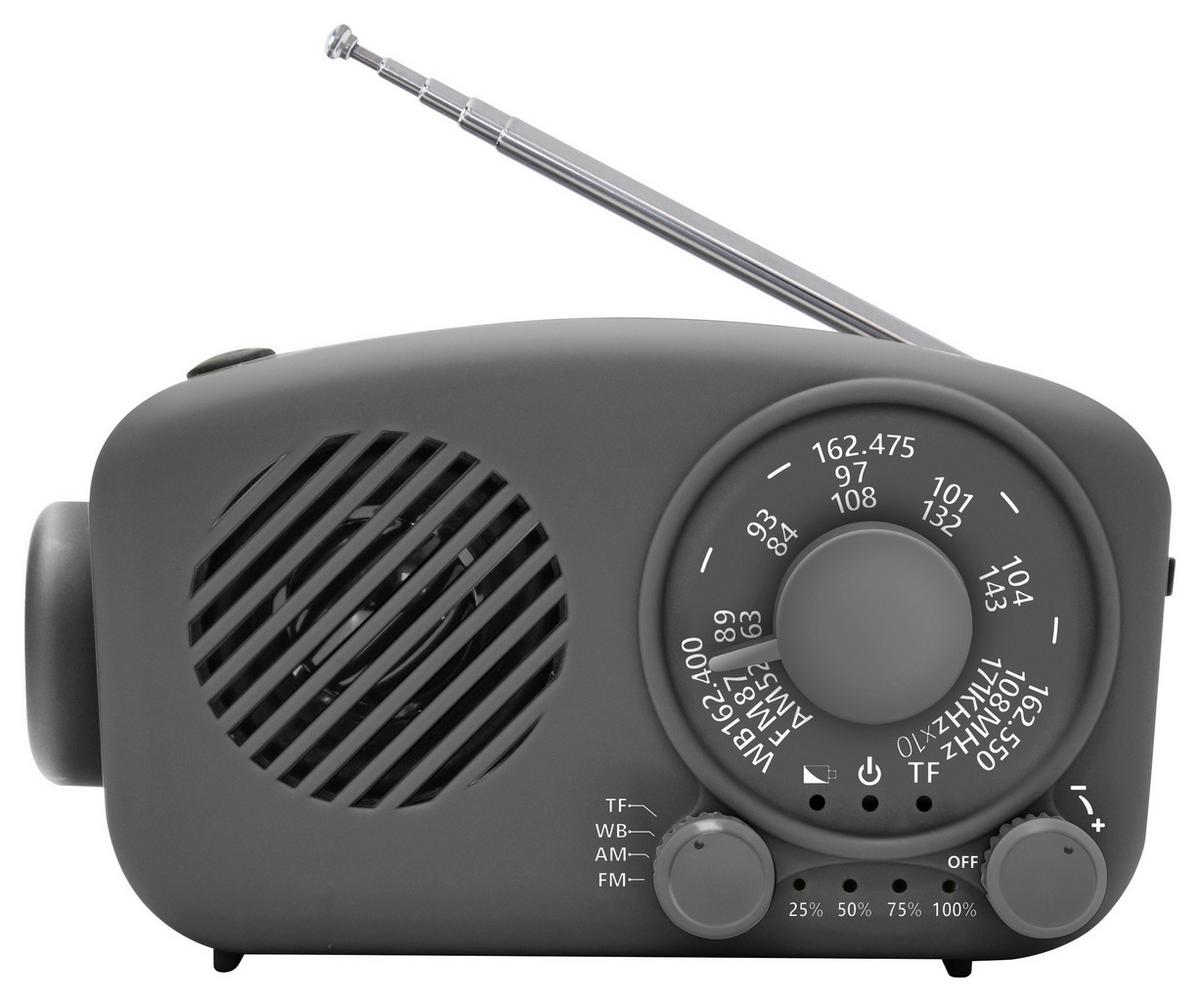 RADIO NABO EMERGENCY ONE - czarny, Konventionell, tworzywo sztuczne/metal (11,7/6,7/6,6cm) - Nabo