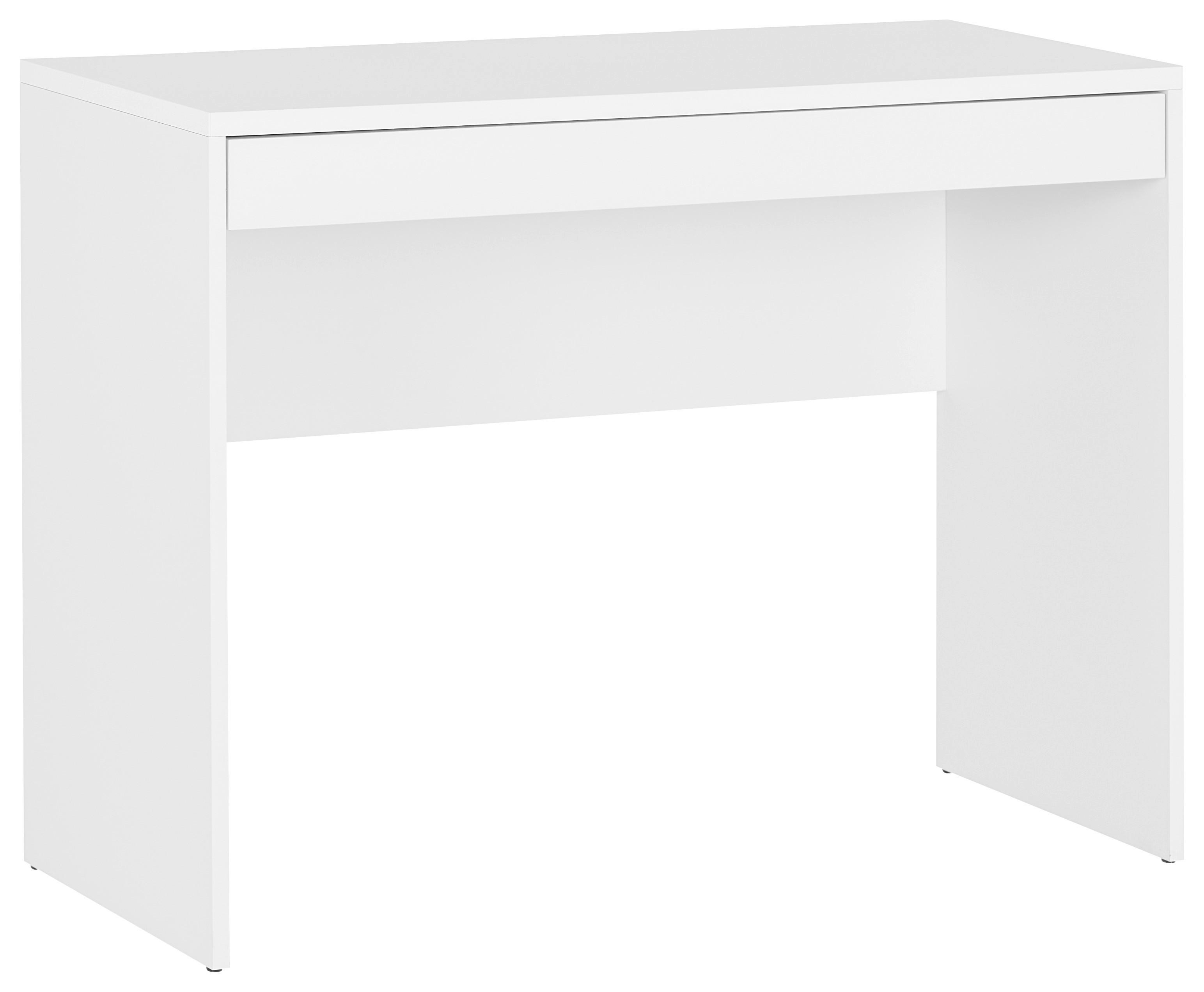 Kozmetična Mizica Sandy, Bela - bela, Moderno, leseni material (100/76/45cm) - Mömax