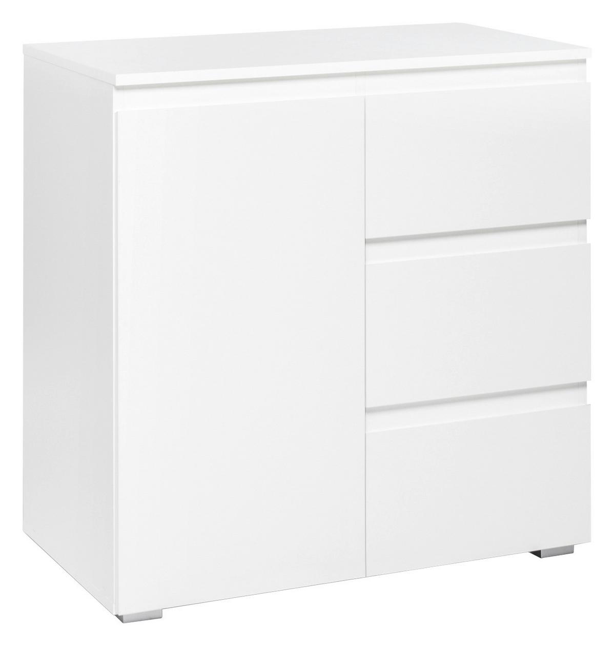 Komoda Image 2, Bela - bela, Konvencionalno, leseni material (80/80/40cm) - Livetastic