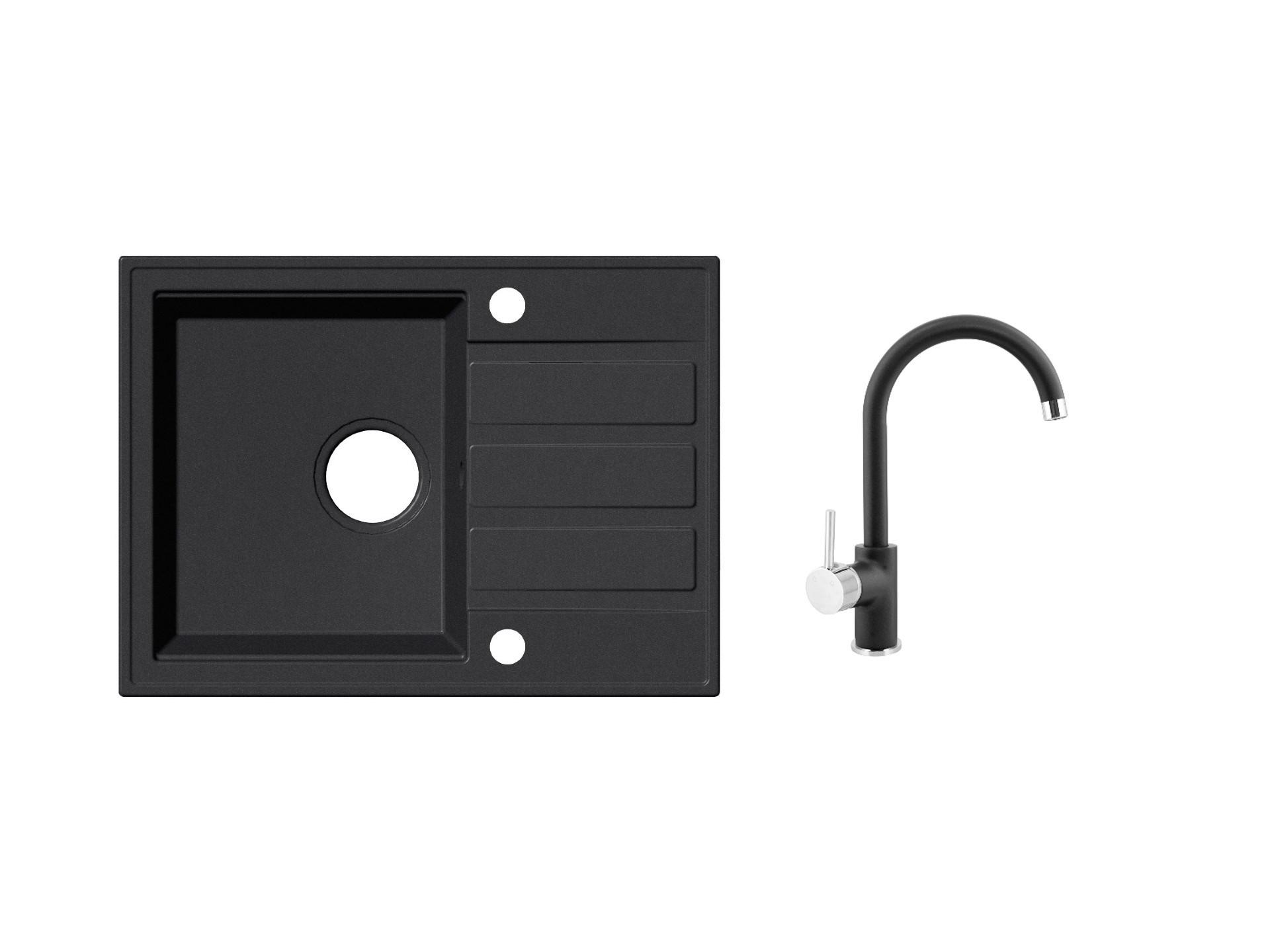 Set Sudoper + Slavina Nica - crna, Moderno