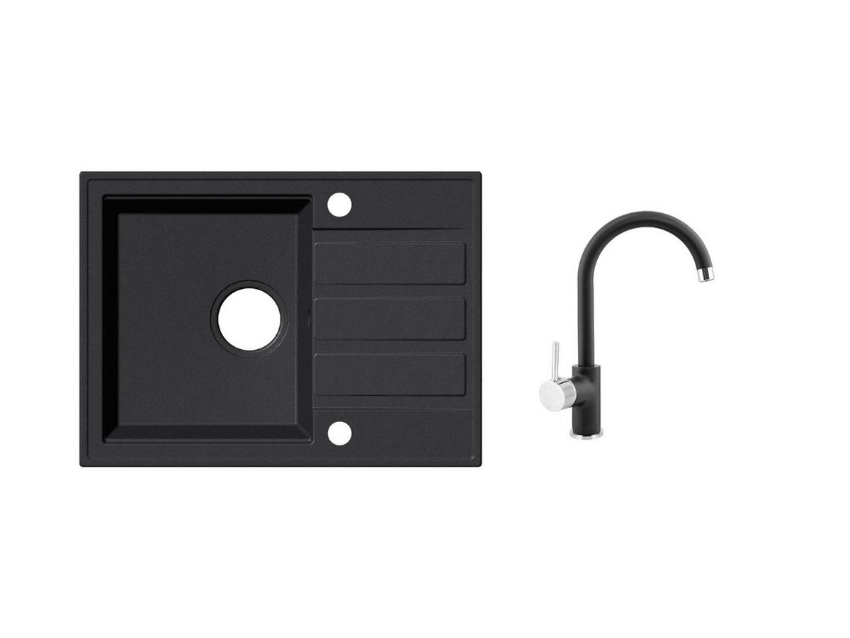 Set Sudoper + Slavina Nica - crna, Moderno