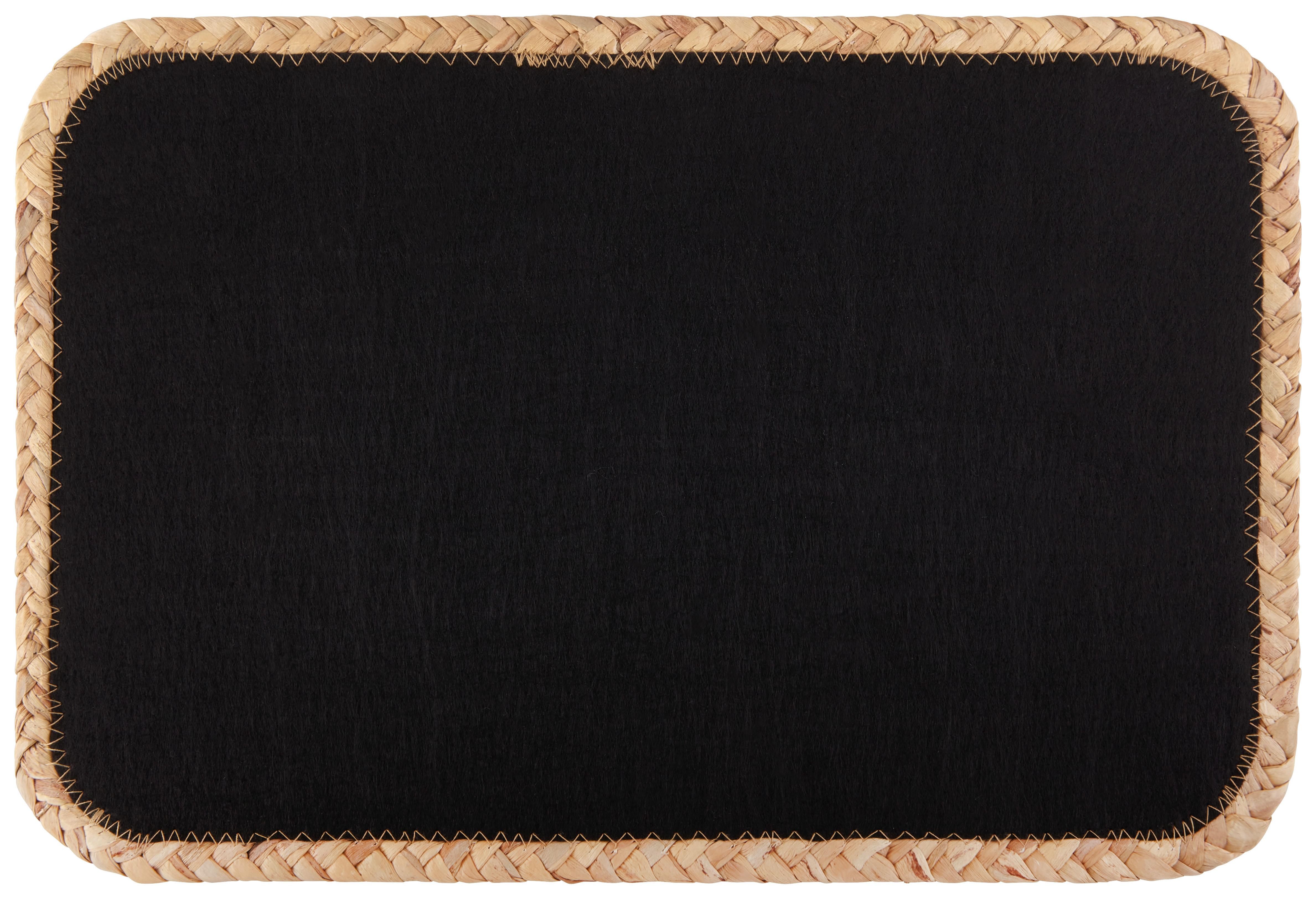 Étkezőalátét Felt - barna/fekete, textil/természetes anyagok (45/30cm) - Trendline
