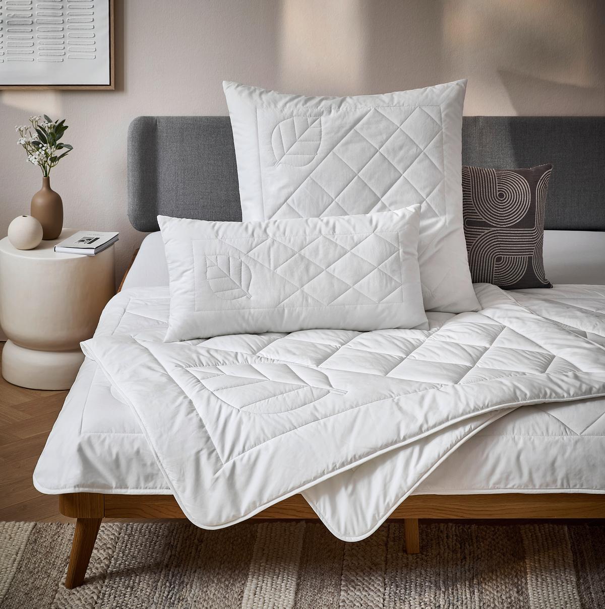 KOŁDRA LETNIA LIZARD - biały, Konventionell, tkanina (200/200cm) - Sleeptex