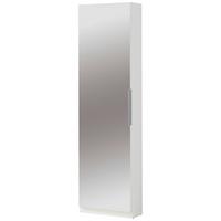 Dulap pentru pantofi CALMA - alb, Konventionell, plastic/metal (50/179,7/20cm) - Modern Living