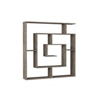 BÜCHERWAND LABIRENT BOOKCASE - Eiche dunkel, Design, Holzwerkstoff (125/129/22cm) - Livetastic