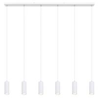 Hängeleuchte Witmo2 Weiß max. 35 Watt - Weiß, KONVENTIONELL, Metall (115/6/120cm)