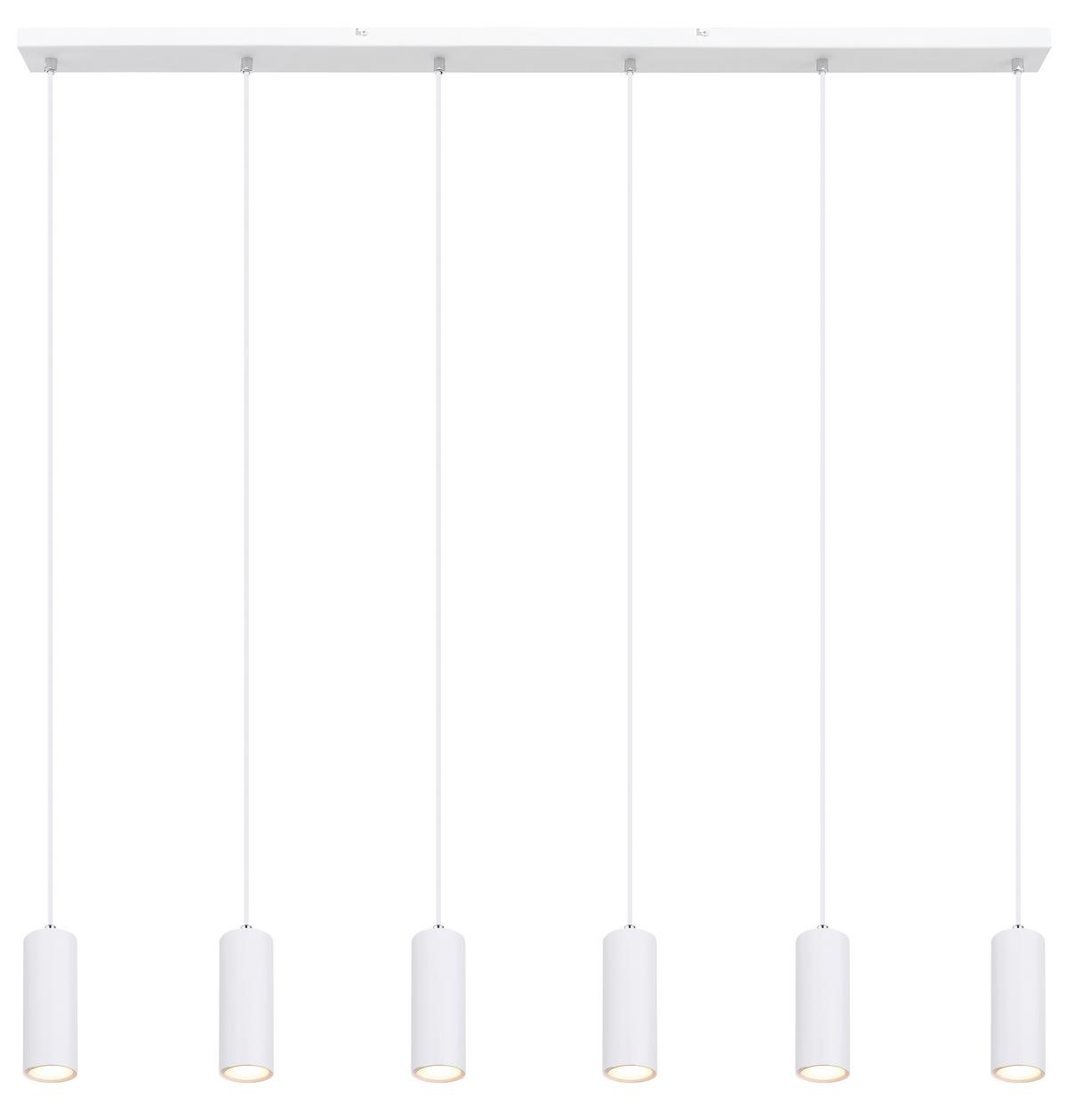 Hängeleuchte Witmo2 Weiß max. 35 Watt - Weiß, KONVENTIONELL, Metall (115/6/120cm)