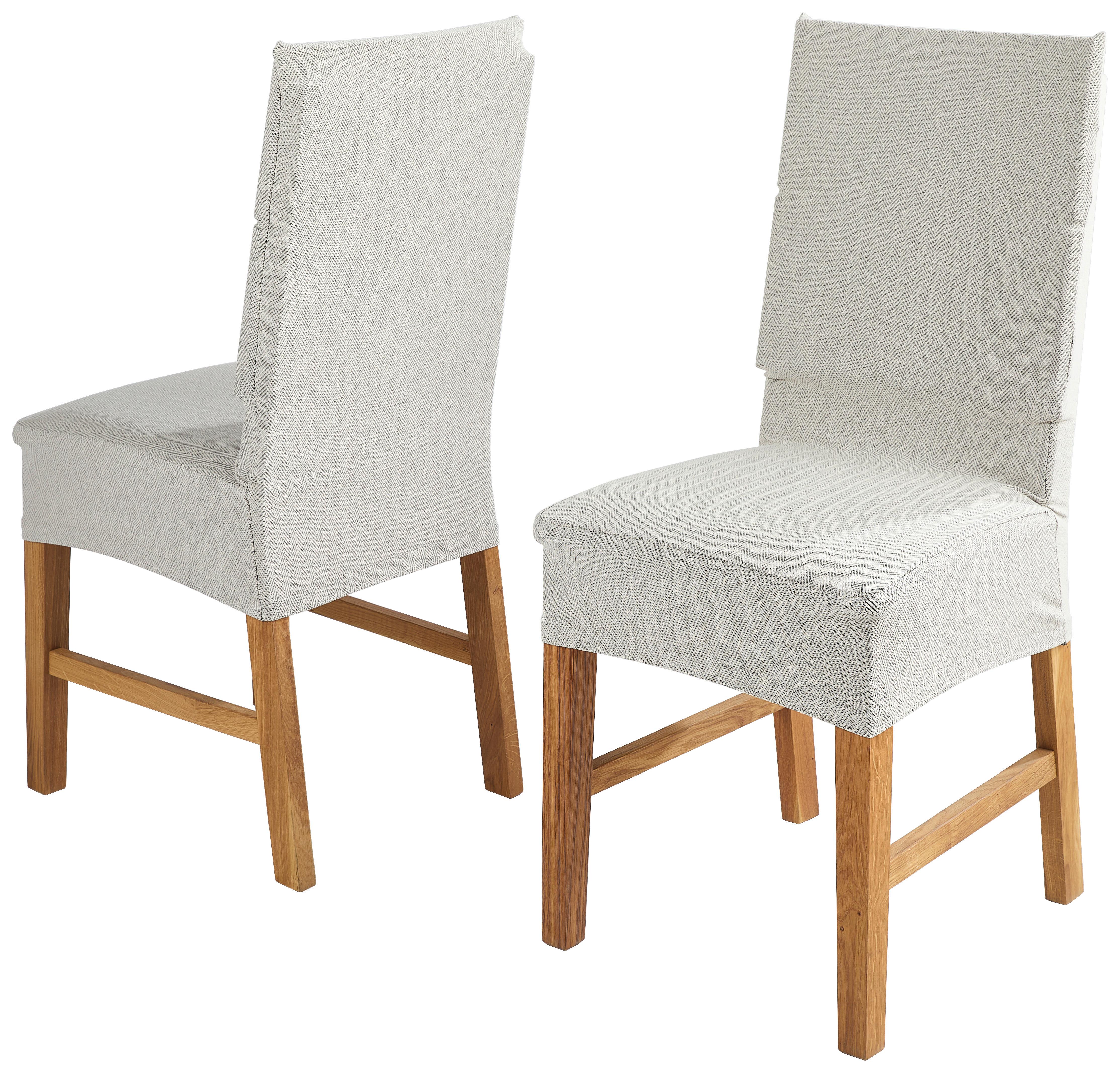 POKROWIEC NA KRZESŁO MODEN - kremowy/czarny, tkanina (40/45/65cm) - Novel