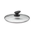 Deckel Pam - Klar/Alufarben, Glas/Kunststoff (24cm) - Premium Living