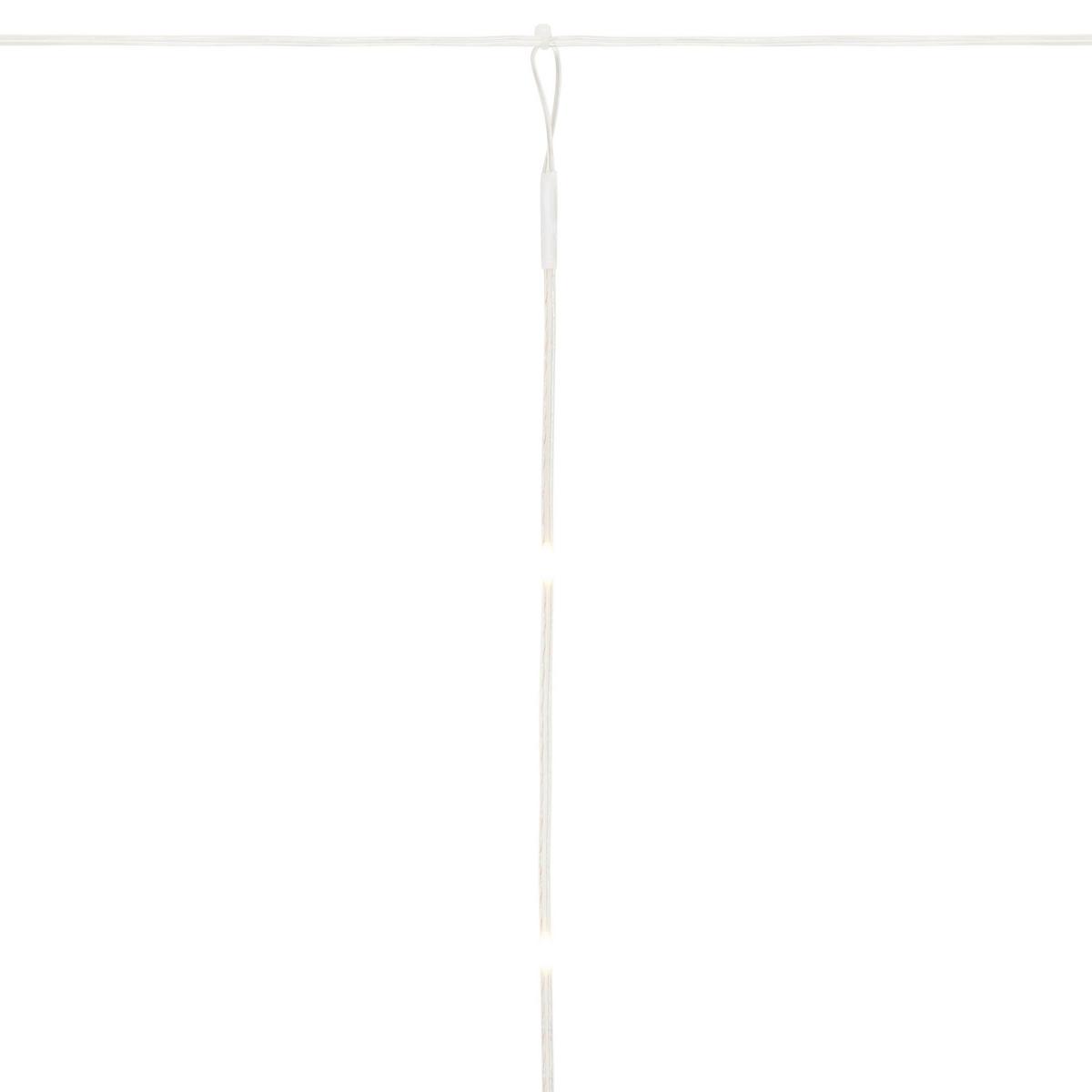 Fényfüggöny Hidegfehér 81cm / 50db Led - fehér, műanyag (81/60cm)
