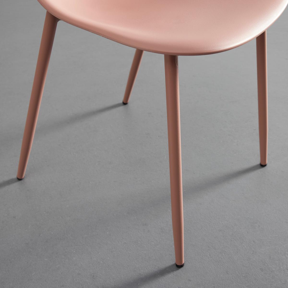 Kindersitzgruppe Casey Rosa Kunststoff/Metall - Rosa, MODERN, Kunststoff/Metall (60/56/60cm) - Bessagi Kids