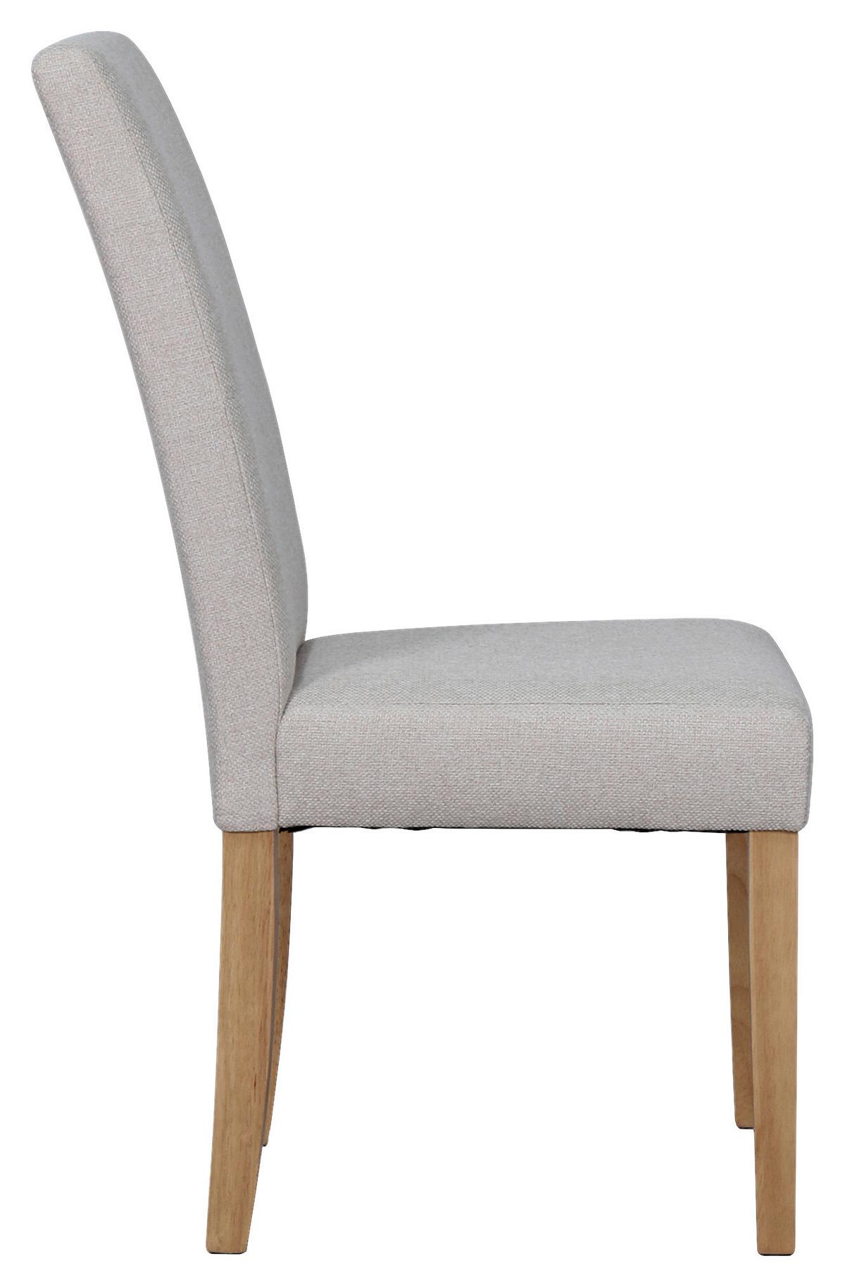STUHL-SET ELIAS - Taupe/Braun, MODERN, Holz/Textil (47/99,5/60cm) - MID.YOU