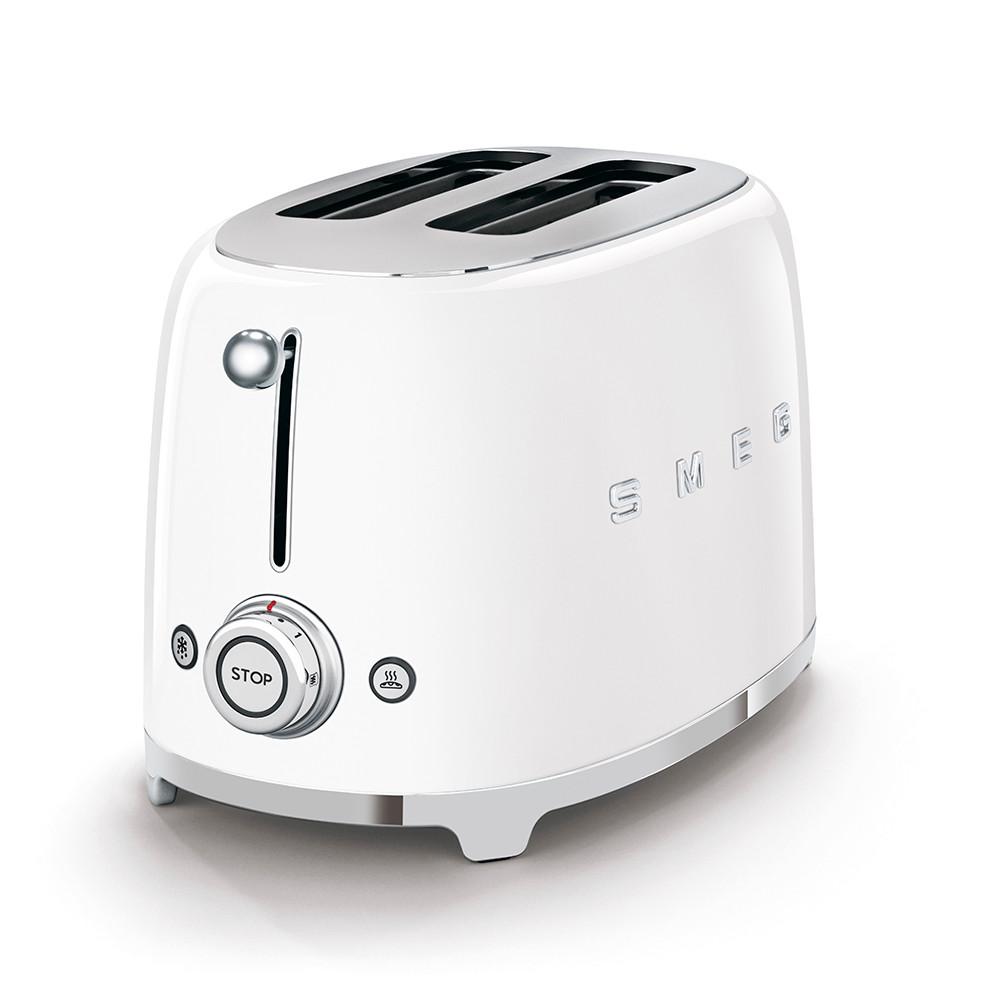 TOSTER TSF01WHEU SMEG - biały, Basics, metal (31/19,8/19,5cm) - SMEG
