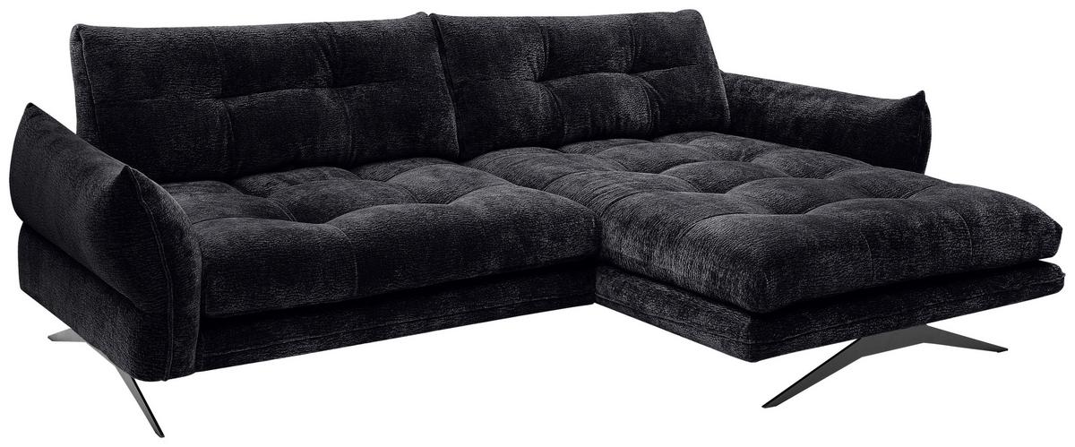 Coltar BAXTER - grafit, Modern, textil (280/68-87/177cm) - Premium Living