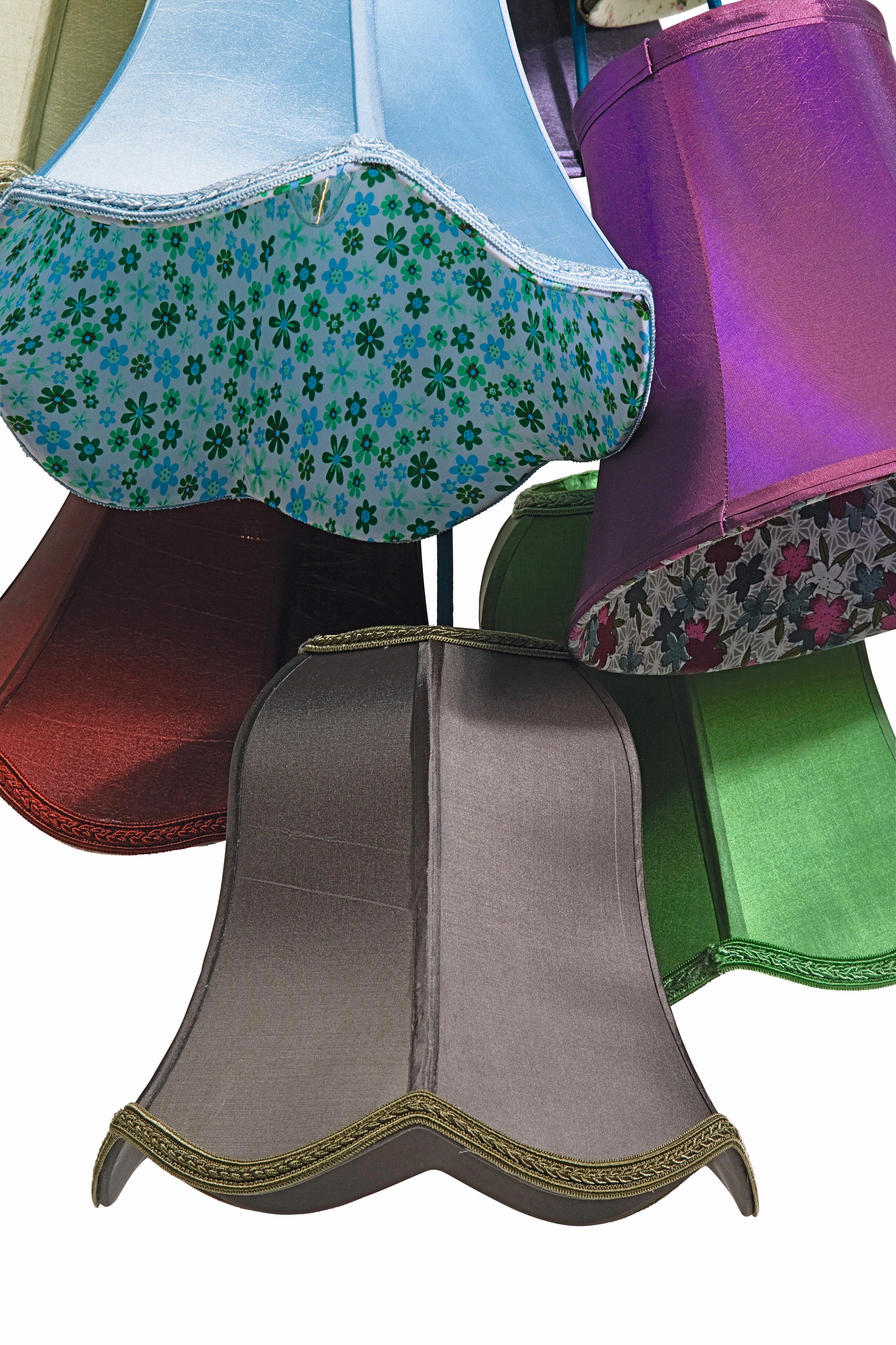LAMPA WISZĄCA 31592 SALOON FLOWERS 9 - różnokolorowy, Design, metal/tkanina (60/116/60cm) - Kare-Design