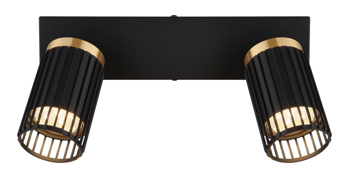 STRAHLER 57906-2 KORBEN - Goldfarben/Schwarz, Design, Metall (26/12,5/15,5cm) - Globo