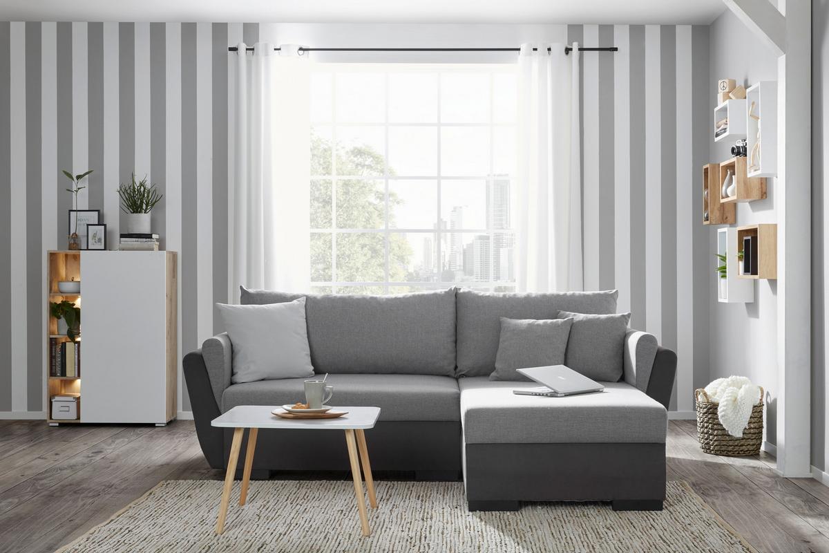 Wandregalset in Eichefarben - Eichefarben, MODERN, Holzwerkstoff (45-40-35/27-22-17/16cm) - Mömax