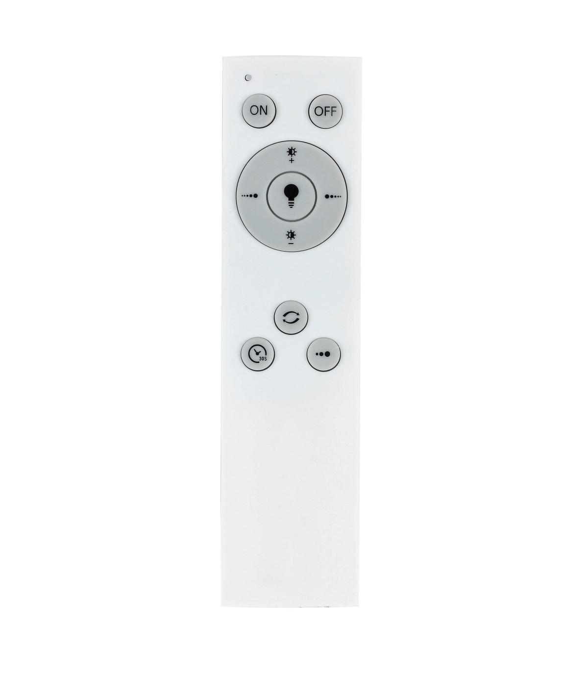 LED-Deckenleuchte Jumpo Schwarz/Weiß max. 48 Watt - Weiss/Schwarz, Modern, Kunststoff/Metall (70/7cm) - Mömax