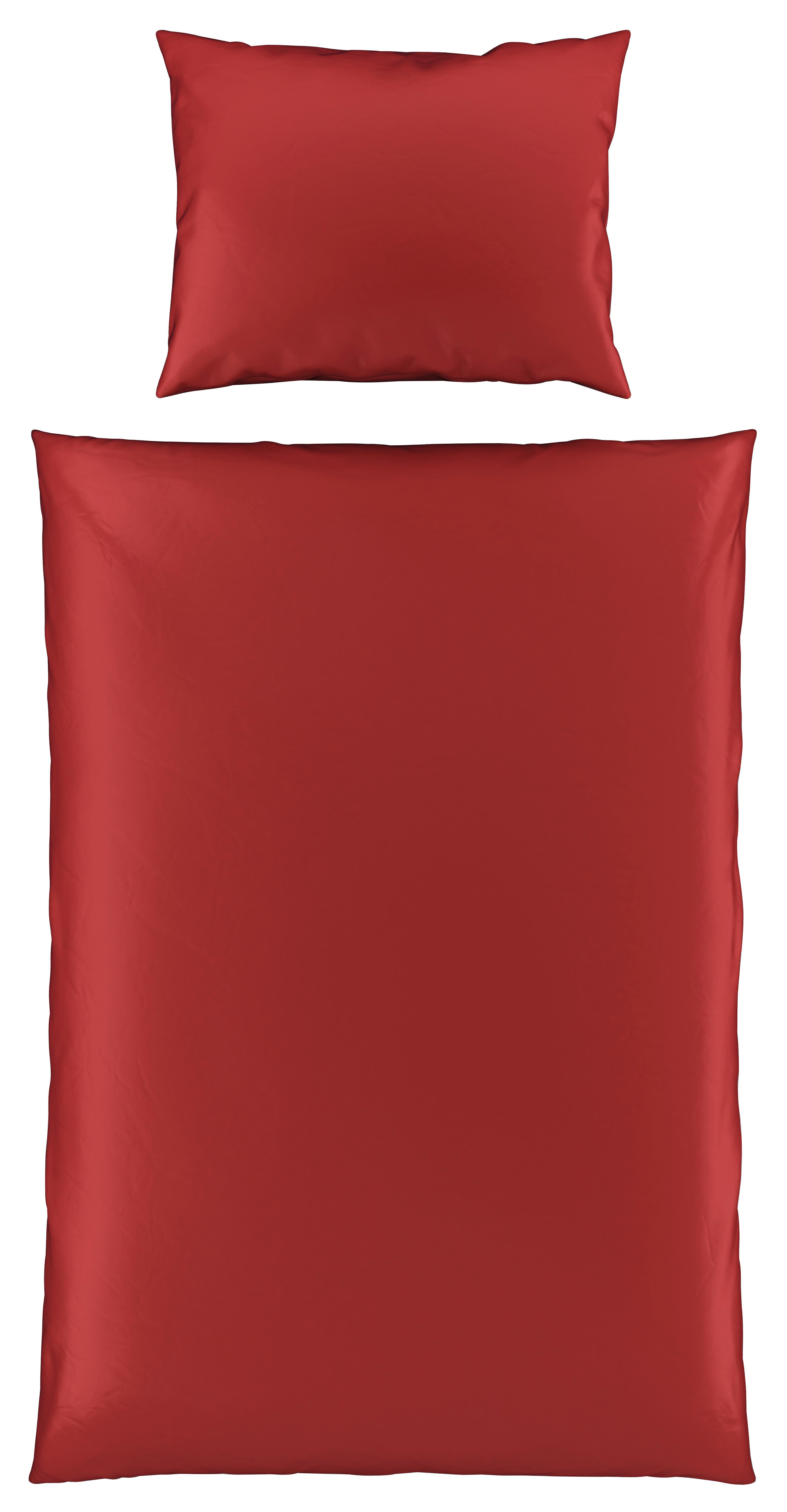 Ágyneműhuzat-garnitúra Alex Uni - terrakotta, Modern, textil (140/200cm) - Premium Living