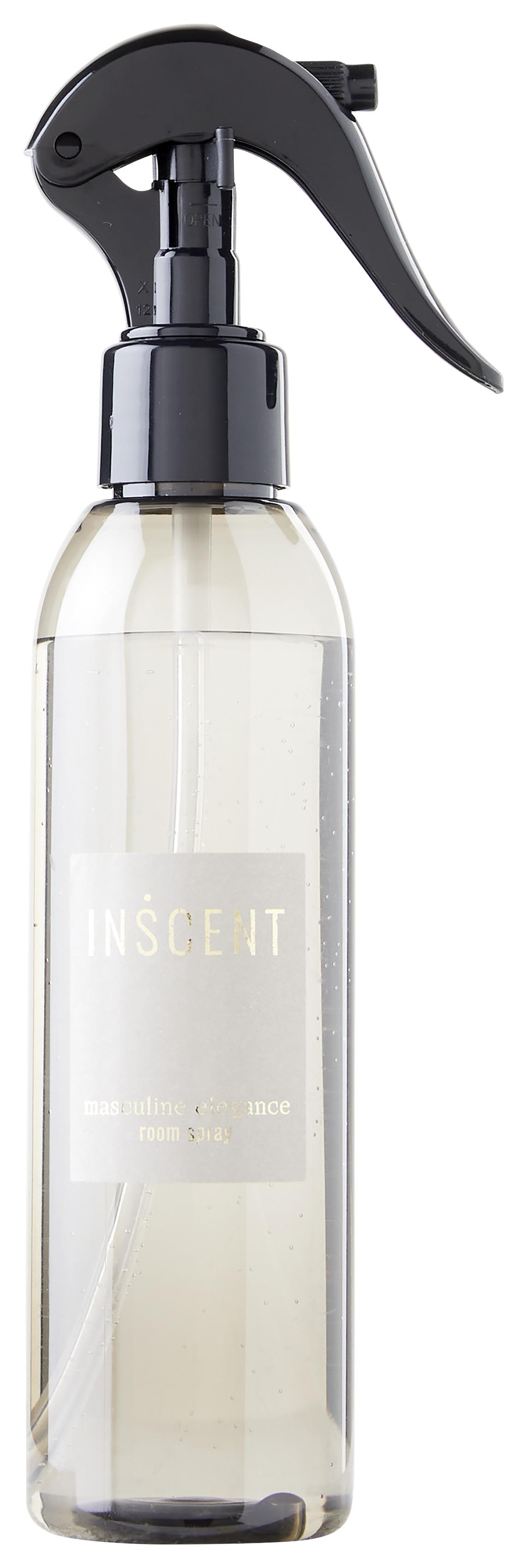 Raumspray Masculine Elegance in Grau ca. 200ml - Grau, Design, Kunststoff (200ml) - Inscent