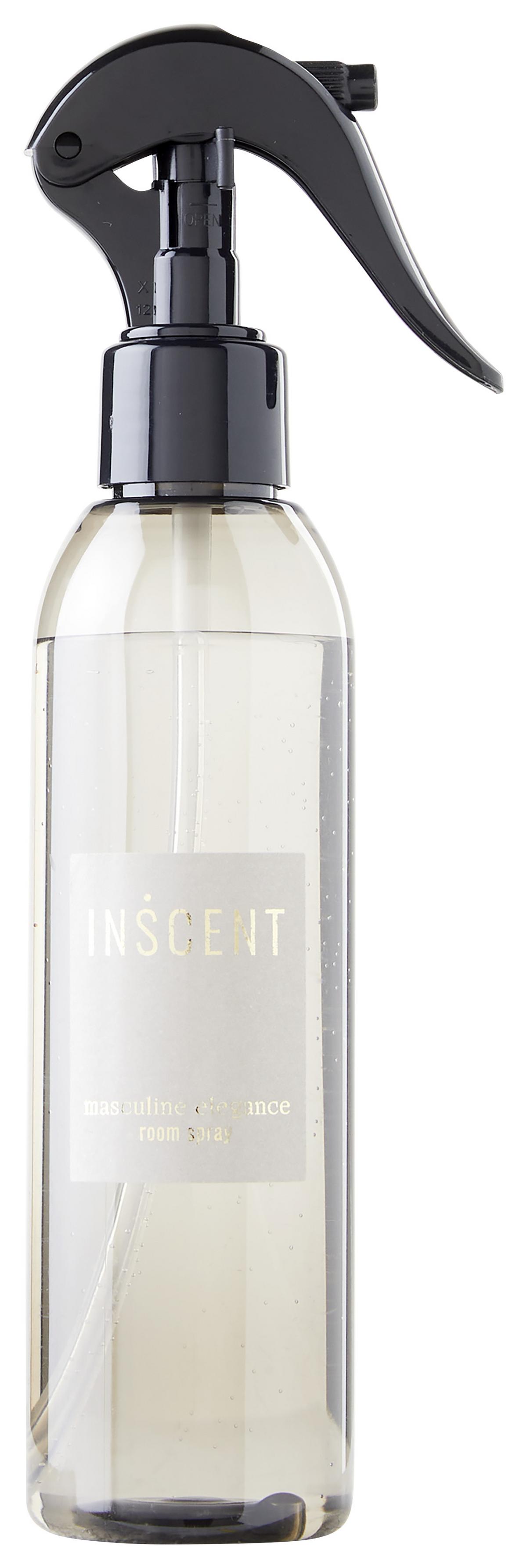 Raumspray Masculine Elegance in Grau ca. 200ml - Grau, Design, Kunststoff (200ml) - Inscent
