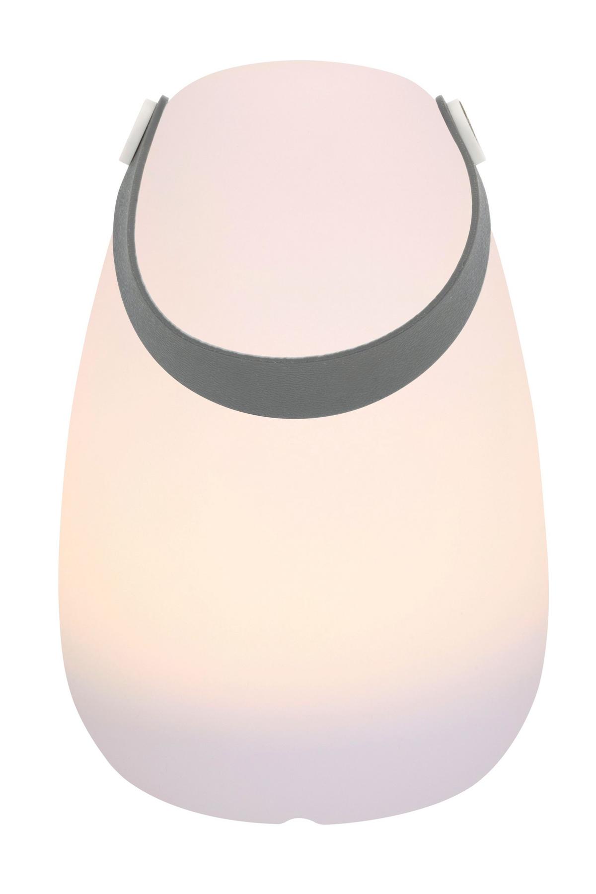 LAMPA SOLARNA GLENDALE - biały, Basics, tworzywo sztuczne (14/20cm) - Ambia Garden