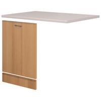 Geschirrspülerblende in Buchefarbe ´Nano´ - Beige/Buchefarben, Holzwerkstoff (110/85/60cm) - FlexWell