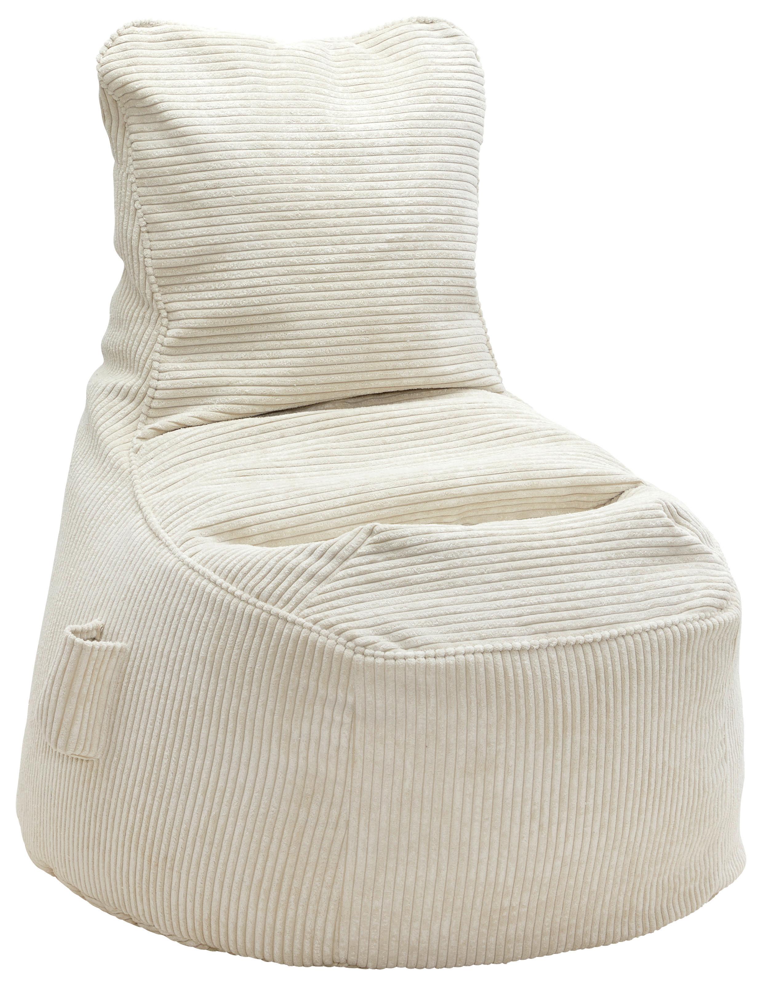 Sitzsack Cortona Cord in Beige - Beige, MODERN, Textil (85/100/85cm) - Mömax