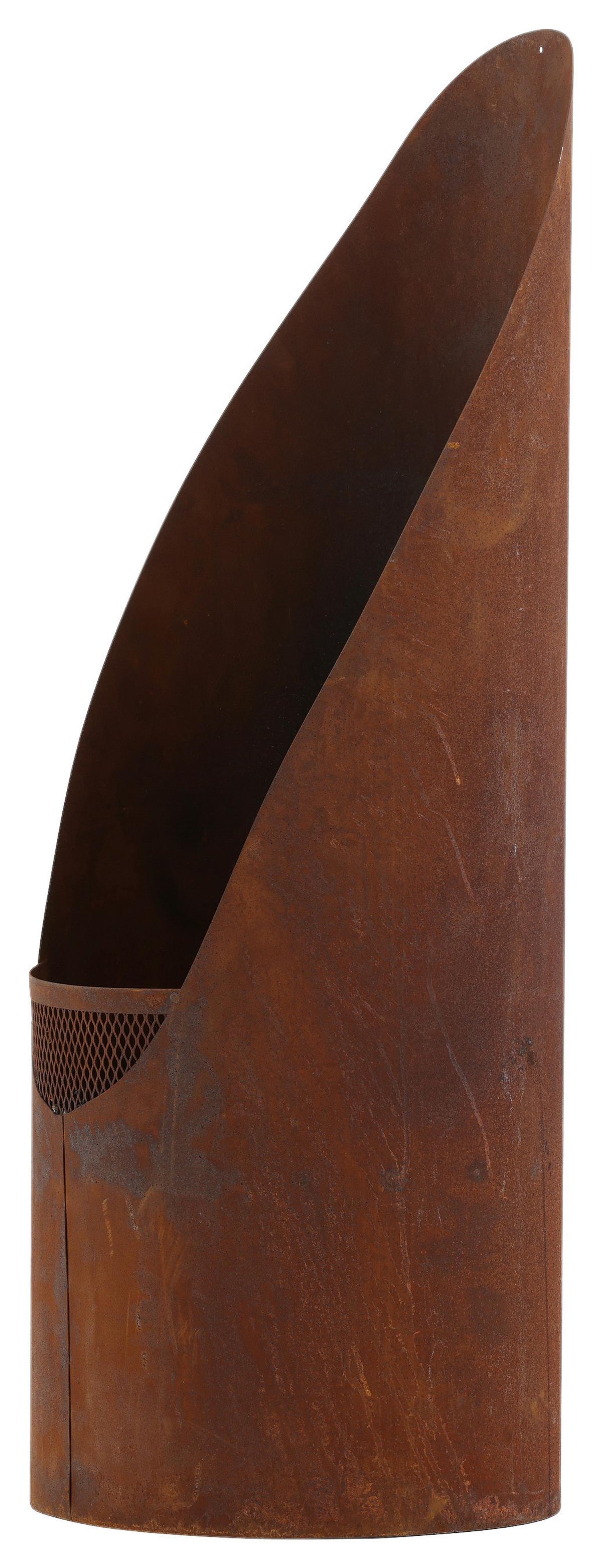 Feuerkorb Bastian ca. 37x100x37 cm Dunkelorange - Dunkelorange, KONVENTIONELL, Metall (37/100/37cm) - Gardenson