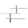 Stenski Regal Leo - bela, Design, leseni material (123/81/22cm) - Livetastic