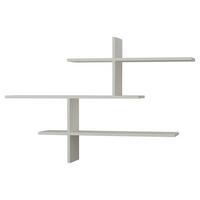Stenski Regal Leo - bela, Design, leseni material (123/81/22cm) - Livetastic