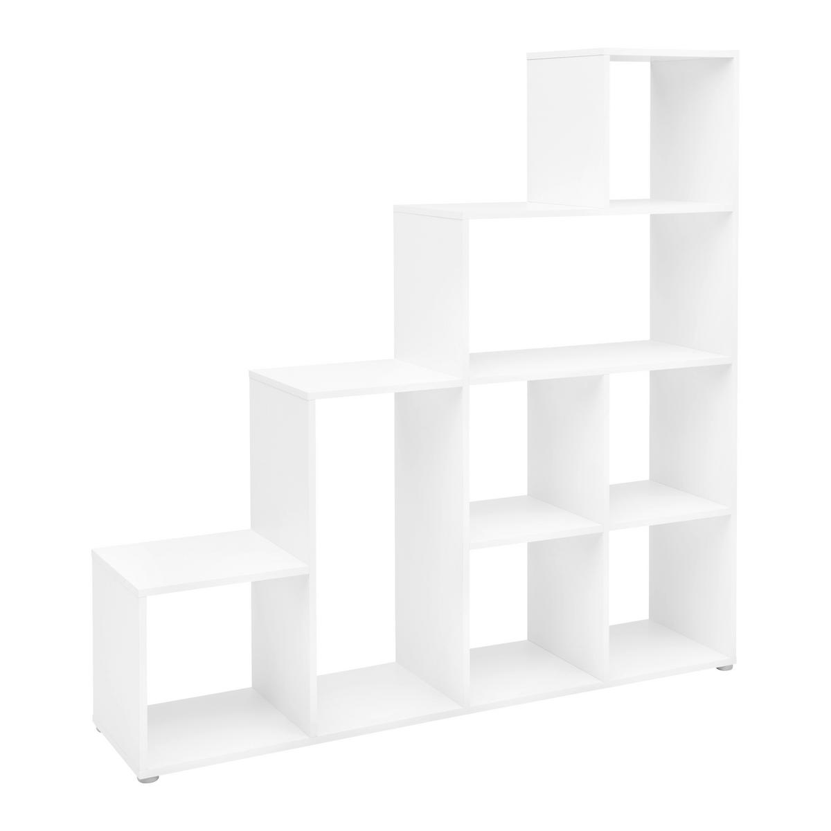 Regal Cassa 2 Weiß - Weiß, KONVENTIONELL, Holzwerkstoff (148/150/35cm) - Mömax
