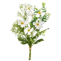 Cosmeamixstrauss II Grün/Weiß ca. 55cm - Weiß/Grün, Basics, Kunststoff/Textil (55cm) - Mömax