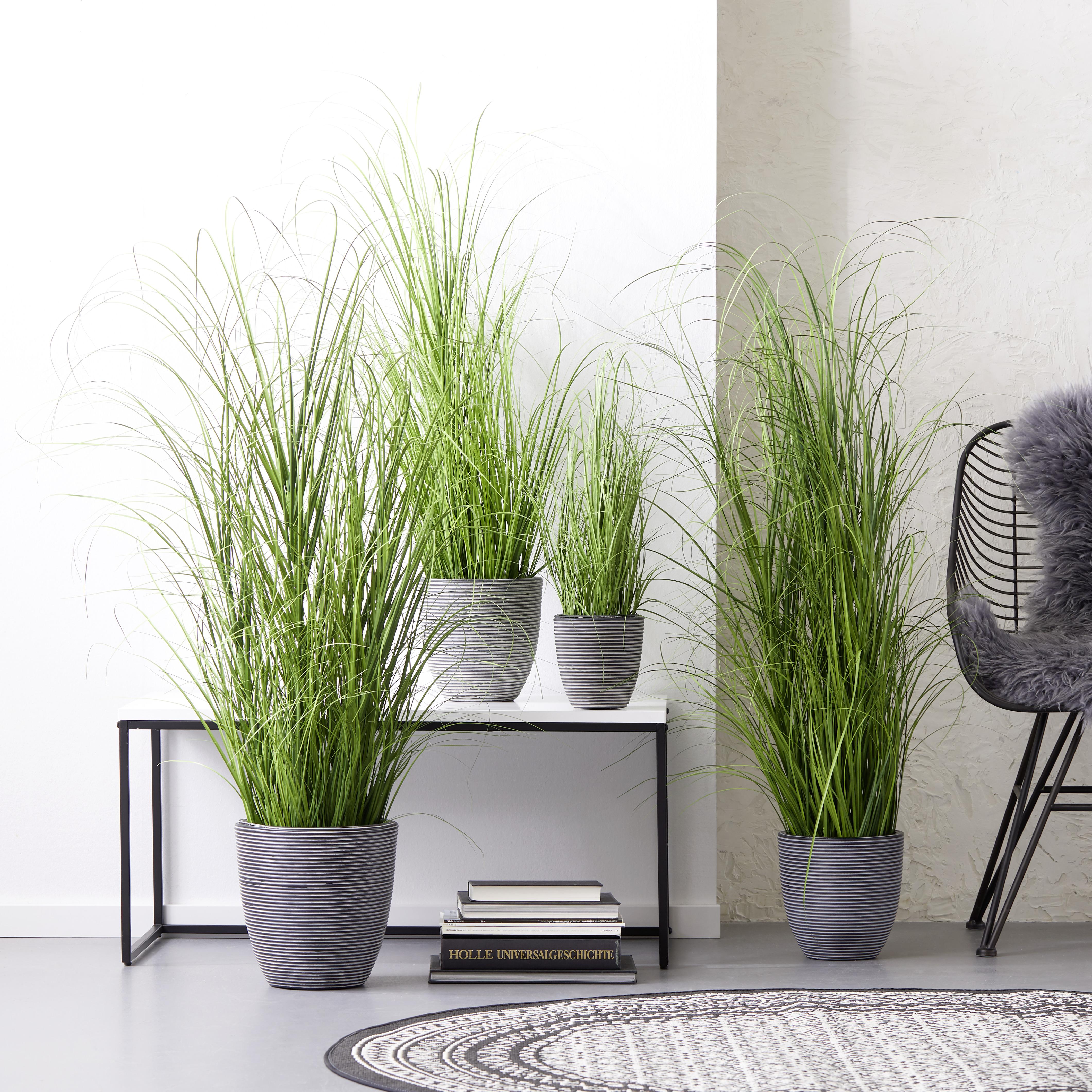 Grasbündel Patrick Grün - Grün, Textil (40cm) - Modern Living