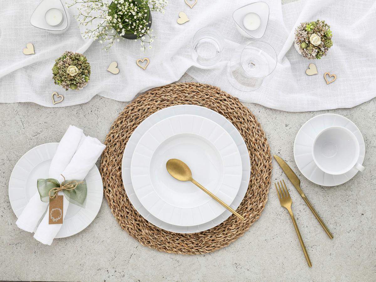 Kombinirani Servis Barcelona, 30-Delni - bela, Basics, keramika - Creatable