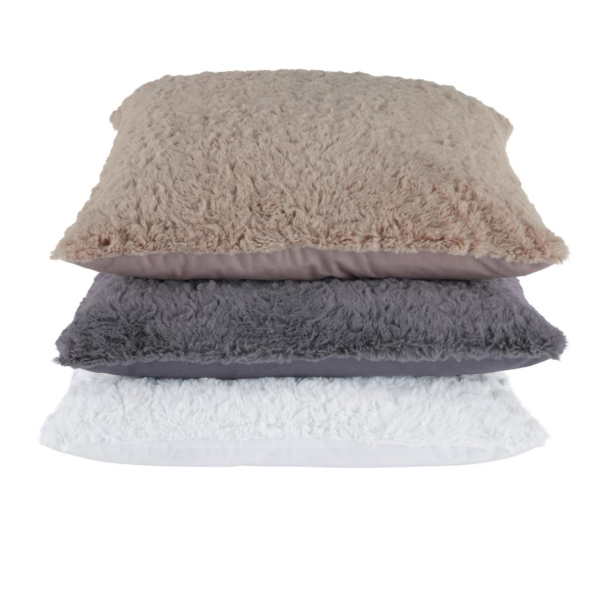 Fellkissen Rabbit Brushed Offwhite - Weiss (45/45cm) - Modern Living