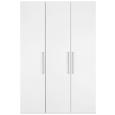 Omara S Klasičnimi Vrati Glossy - bela/krom, Konvencionalno, kovina/leseni material (147/219/60cm) - Mömax modern living Omara S Klasičnimi Vrati Glossy - bela/krom, Konvencionalno, kovina/leseni material (147/219/60cm) - Mömax modern living