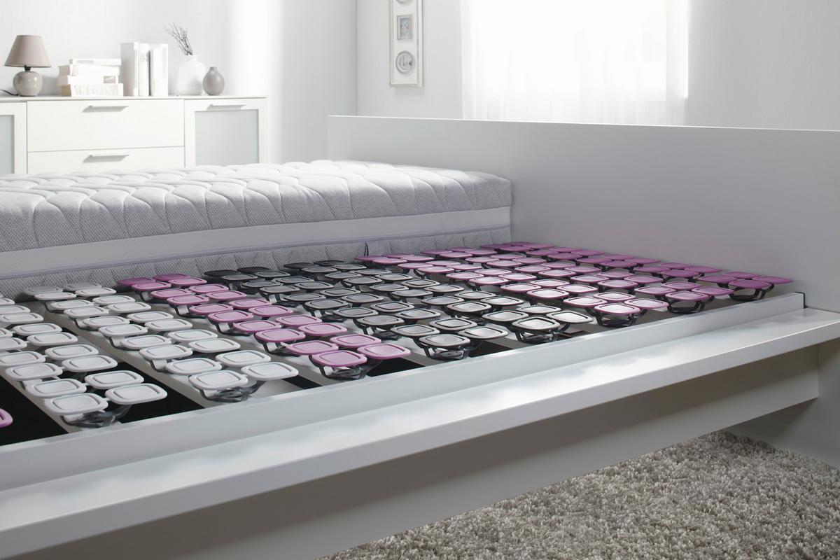 Lattenrost Premium Life ca. 120x200cm - Silberfarben, Holz (120/200cm) - Nadana