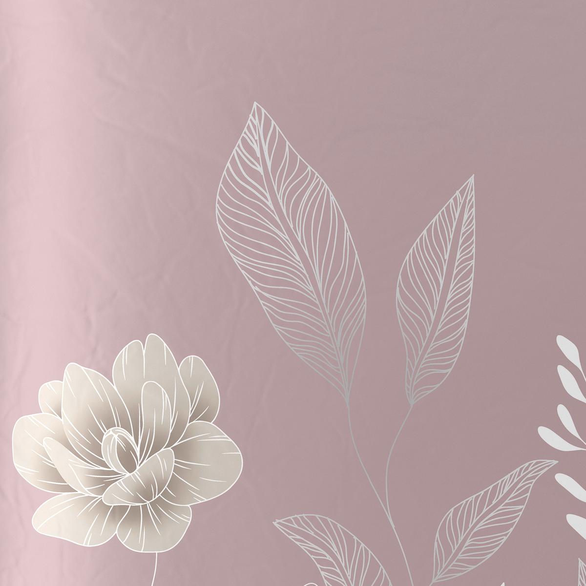 Bettwäsche Nala XXL Mauve ca. 200x200cm - Mauve, ROMANTIK / LANDHAUS, Textil (200/200cm) - Modern Living