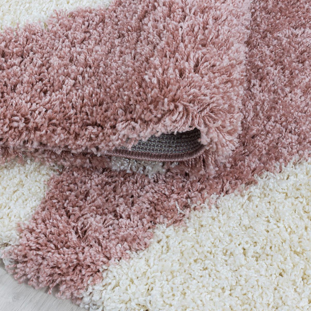 Hochflorteppich Tango Rosa ca. 280x370cm - Rosa, Design, Textil (280/370cm)