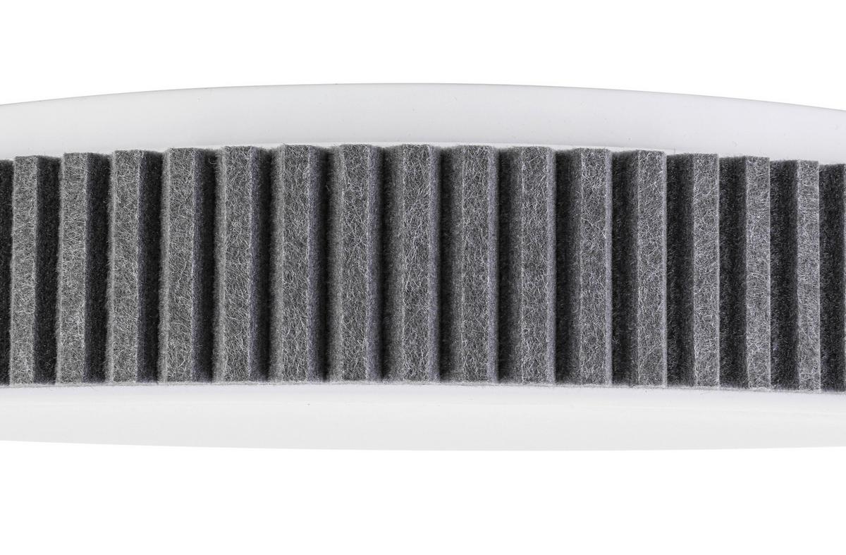 Led Stropna Svjetiljka Filzi - bijela/siva, Moderno, metal/tekstil (40/8,5cm) - Mömax