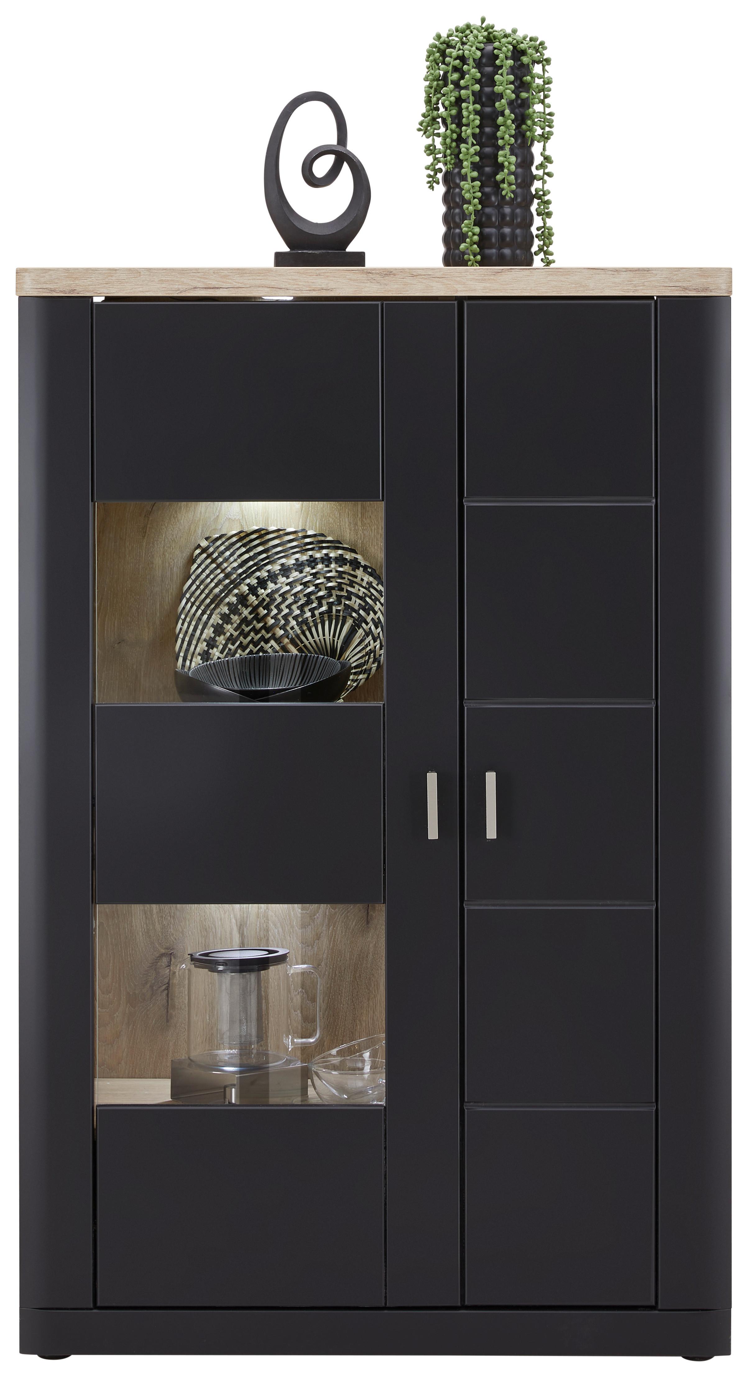 Vitrina Game - Moderno, drvni materijal (91/140/41cm)