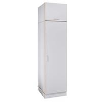 Wäscheschrank Rislo - Honigeiche/Weiss, Trend, Holzwerkstoff/Kunststoff (50/200/60cm) - MID.YOU