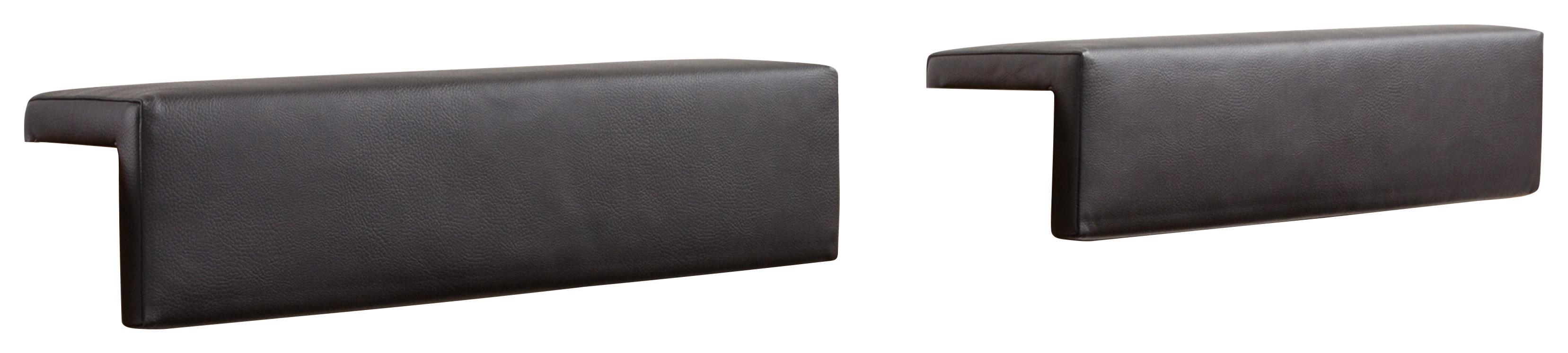 PODUSZKA NA ZAGŁÓWEK NAKIO - antracytowy, Design, tkanina (55/14/19cm) - Hasena