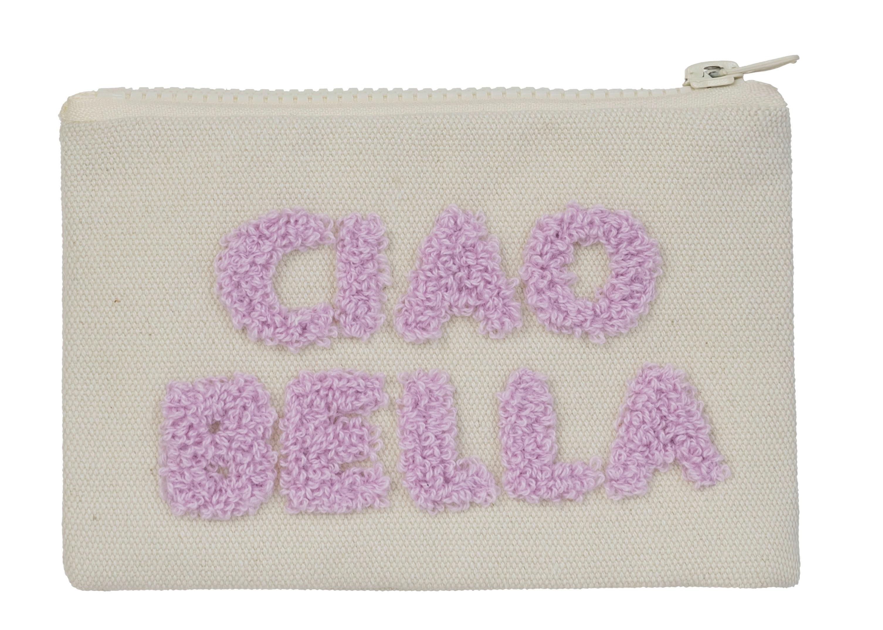 Kosmetiktasche Kia Lila/Beige - Beige/Lila, Basics, Kunststoff/Textil (16,5/10,5cm) - Mömax